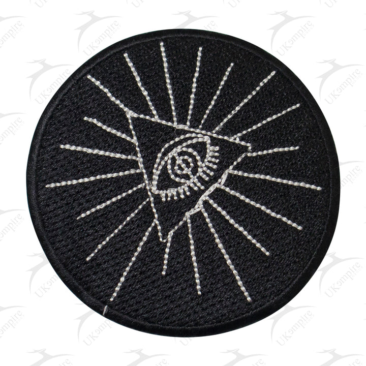 Masonic All-Seeing Eye Patch Machine Embroidery – Iron-On Back