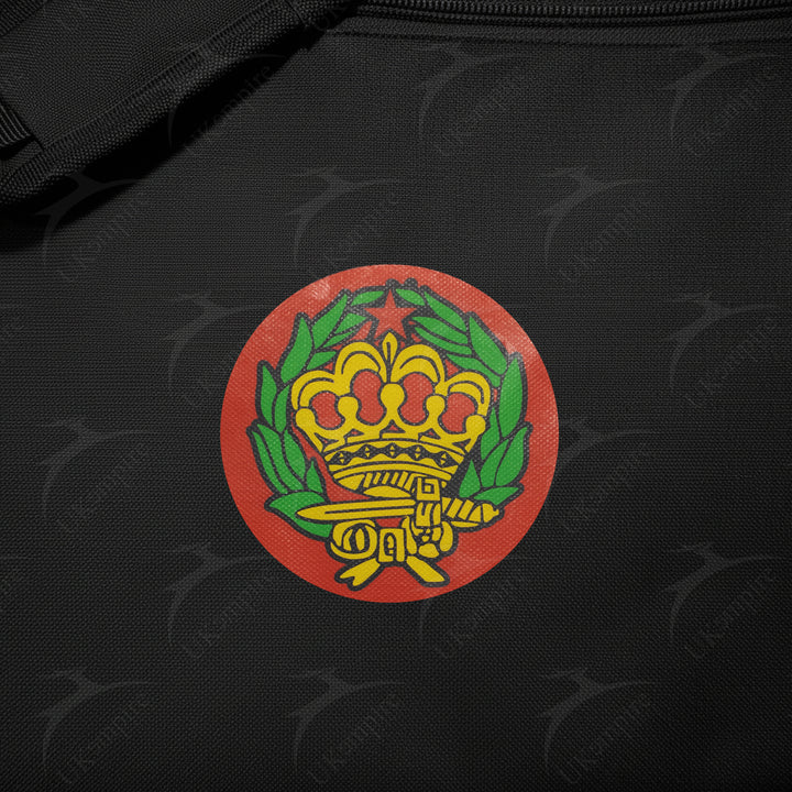 Masonic Amaranth Crown Black Tote Bag Printed with Hand & Shoulder Carry