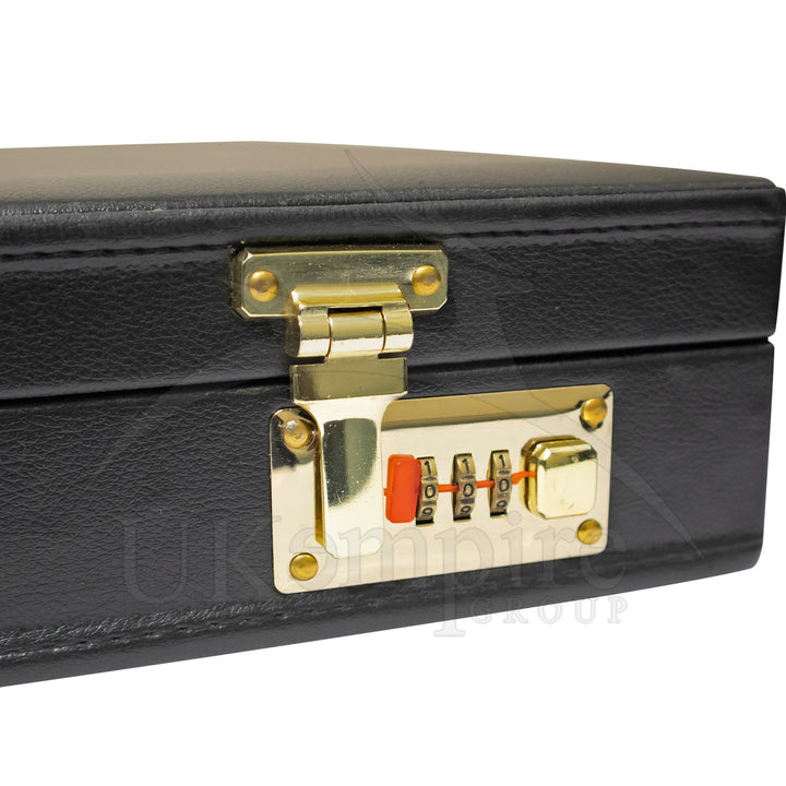 Masonic Apron Briefcase Grand, Square Compass G Gold