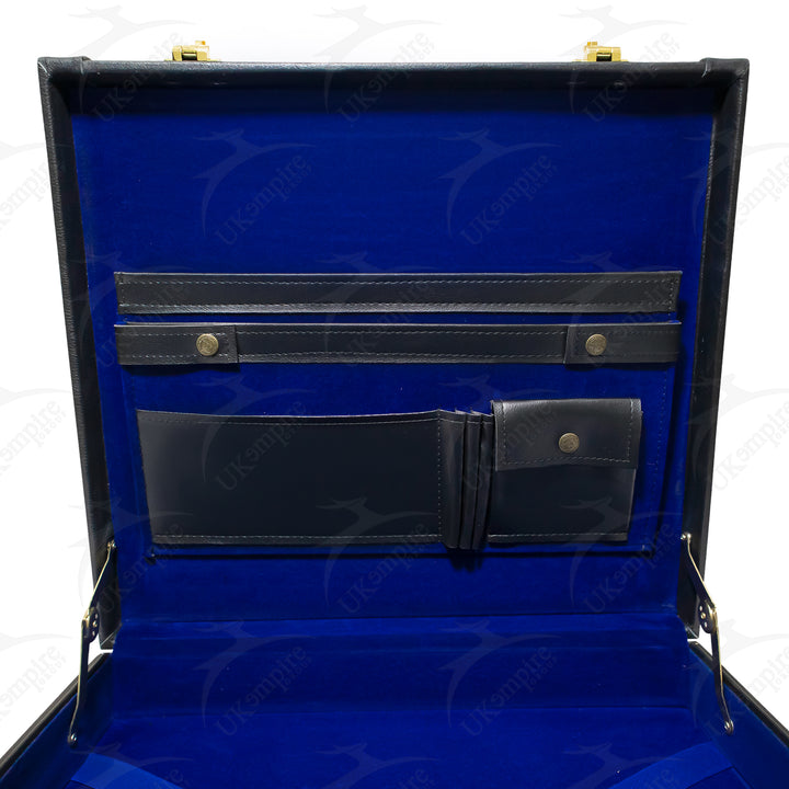 Masonic Apron Briefcase Provincial, Past Master Silver