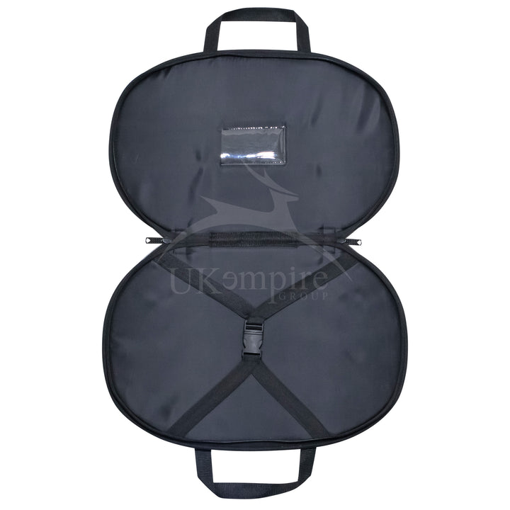 Masonic Chain Collar Case Black – Black Lining (Cordura Fabric) 4
