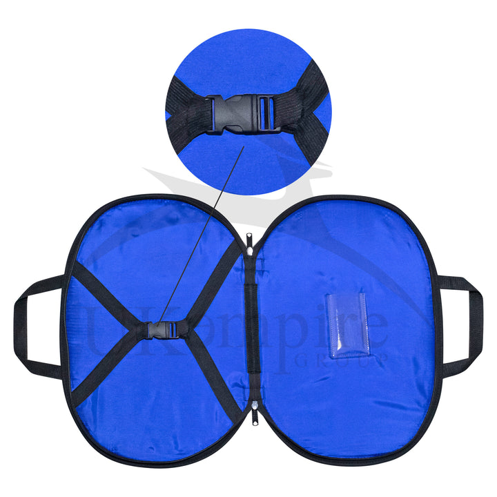 Masonic Chain Collar Case Black – Blue Lining (Cordura Fabric) 1
