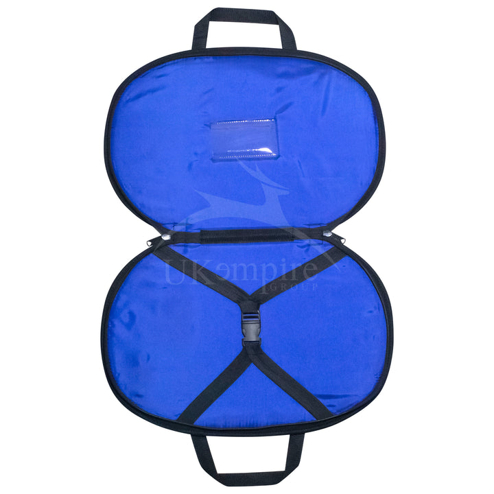 Masonic Chain Collar Case Black – Blue Lining (Cordura Fabric) 4