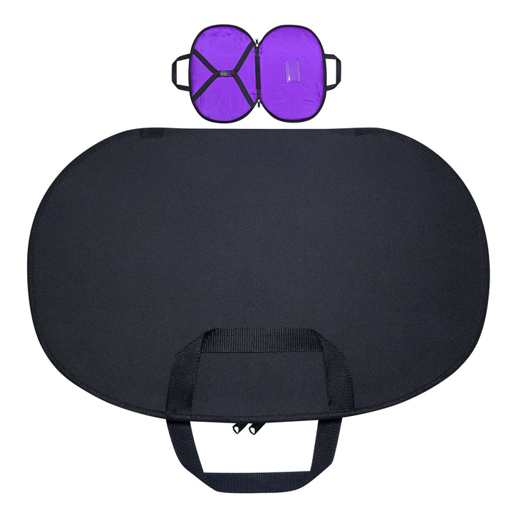 Masonic Chain Collar Case Black – Purple Lining (Cordura Fabric)