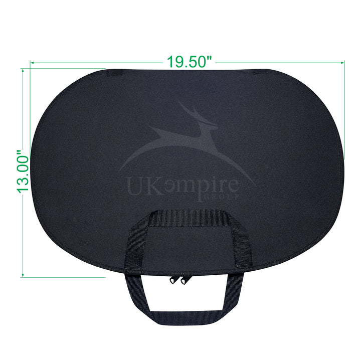 Masonic Chain Collar Case Black – Red Lining (Cordura Fabric) 2