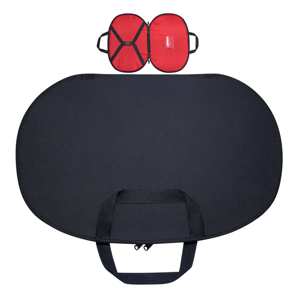 Masonic Chain Collar Case Black – Red Lining (Cordura Fabric)