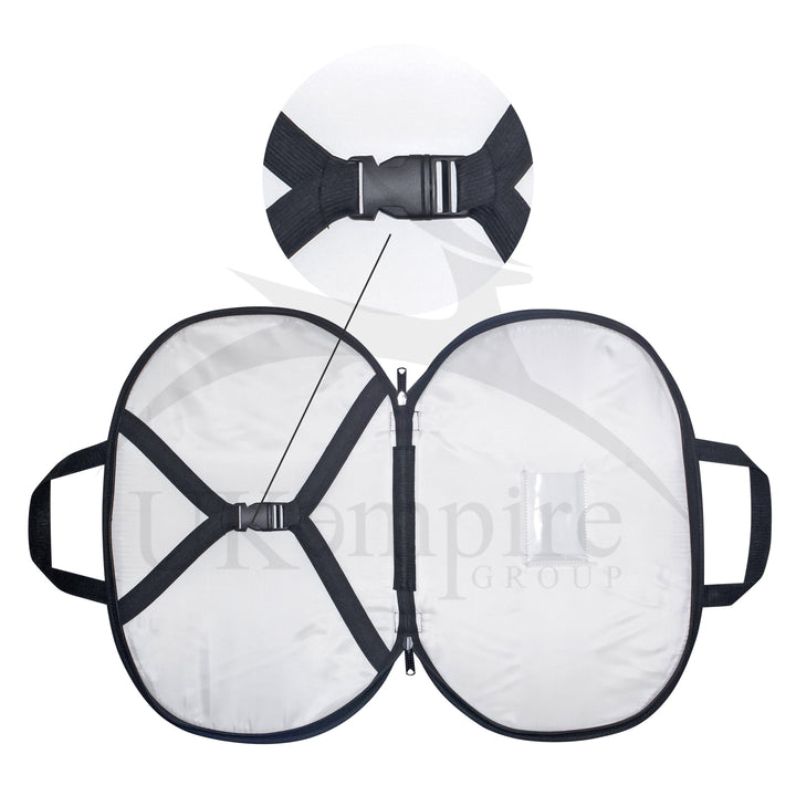 Masonic Chain Collar Case Black – White Lining (Cordura Fabric) 1
