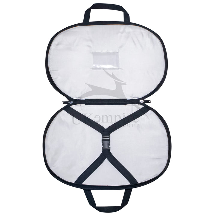 Masonic Chain Collar Case Black – White Lining (Cordura Fabric) 3