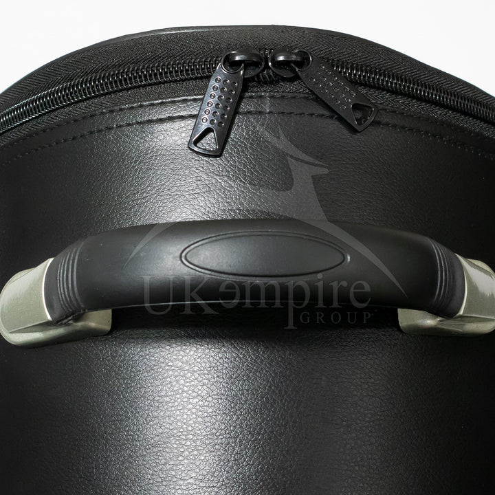 Premium Masonic Knights Templar Chapeau Case, Black Leather Red (lined) – Freemason Bags & Cases