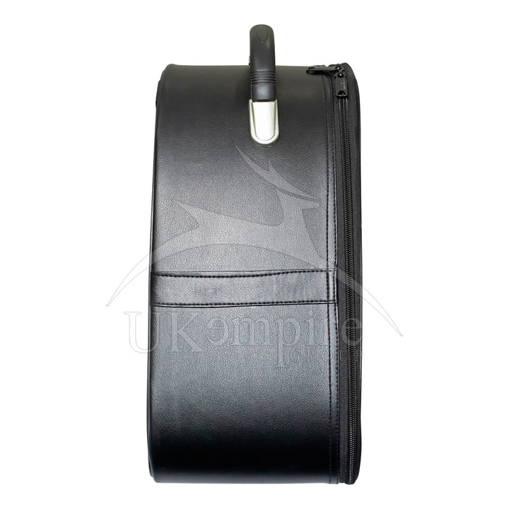 Premium Masonic Knights Templar Chapeau Case, Black Leather Red (lined) – Freemason Bags & Cases