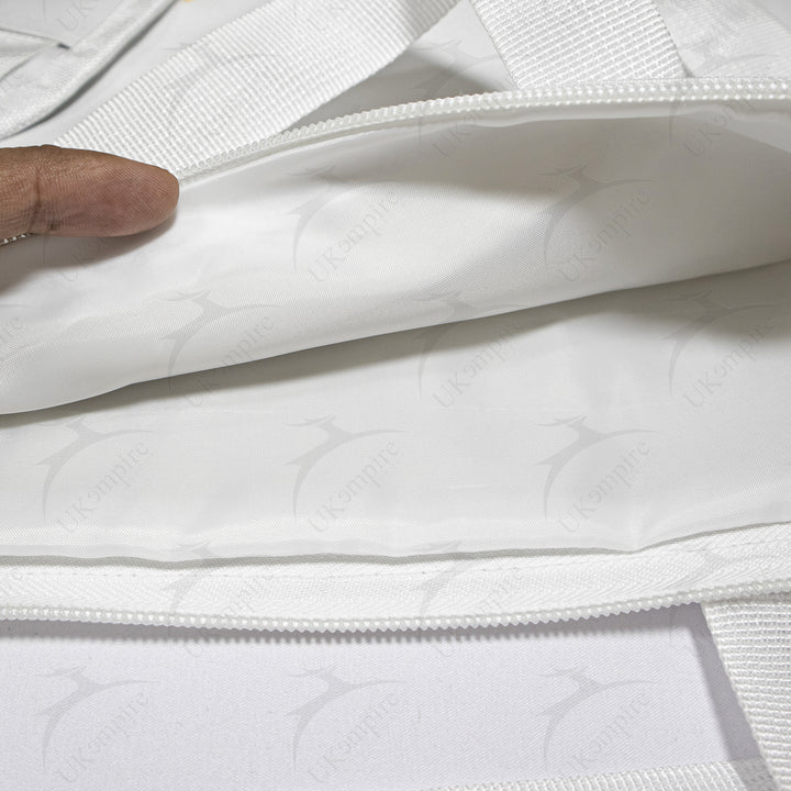 Masonic Daughters Of Isis Doi White Tote Bag Printed with Hand & Shoulder Carry