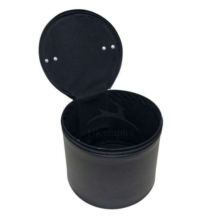 Masonic Fez Cap Case Black Imitation Leather 5