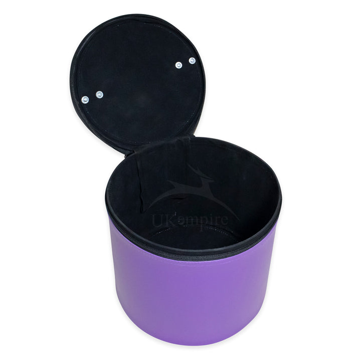 Masonic Fez Cap Case Purple Imitation Leather 3