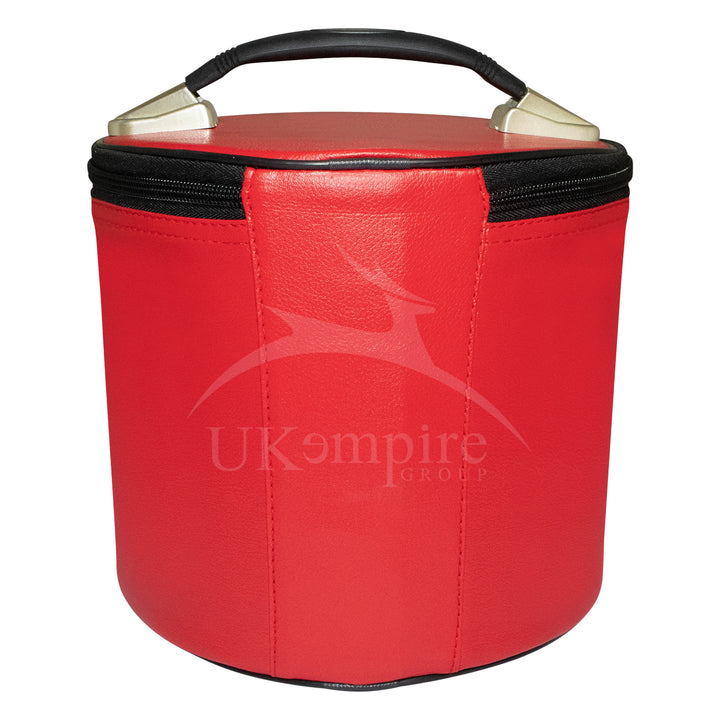 Masonic Fez Cap Case Red Imitation Leather 2