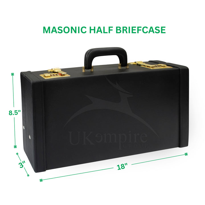 Premium Masonic Regalia Half Apron Briefcase