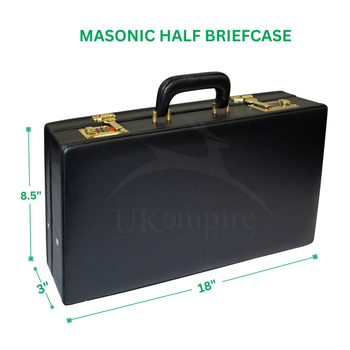 Premium Masonic Regalia Half Apron Briefcase