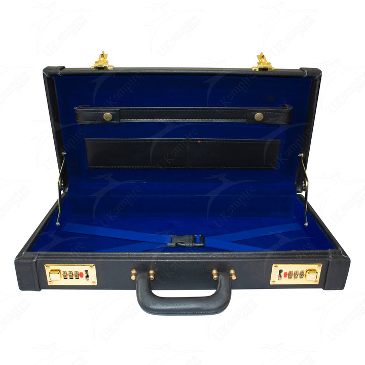 Masonic Apron Half Briefcase Square Compass G Silver