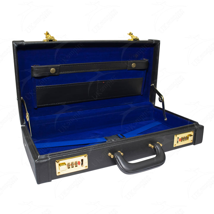Masonic Apron Half Briefcase Square Compass G Silver