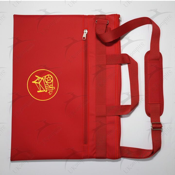 Masonic Heroines Of Jericho Red Tote Bag Printed with Hand & Shoulder Carry