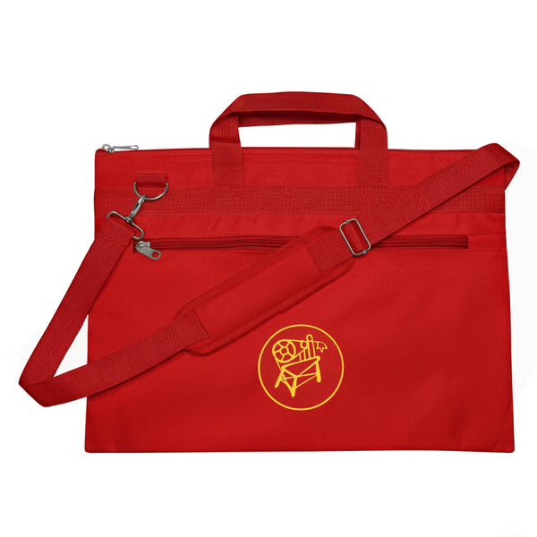 Masonic Heroines Of Jericho Red Tote Bag Printed with Hand & Shoulder Carry