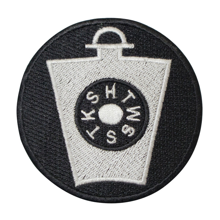 Masonic Keystone Mark Degree Patch HTWSSTKS Embroidery – Iron-On Back