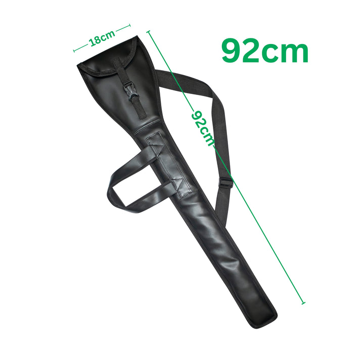 Masonic Knights Templar Sword Carrying Case Black Leather 92 cm | Soft Padded Storage Bag