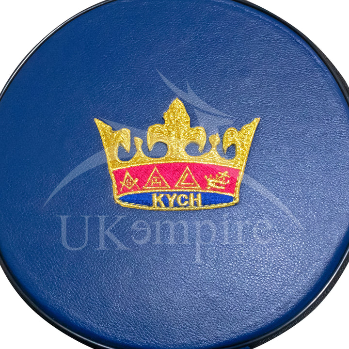Masonic Knights Of The York Cross Of Honor Crown Cap Case Blue KYCH Emblem 4