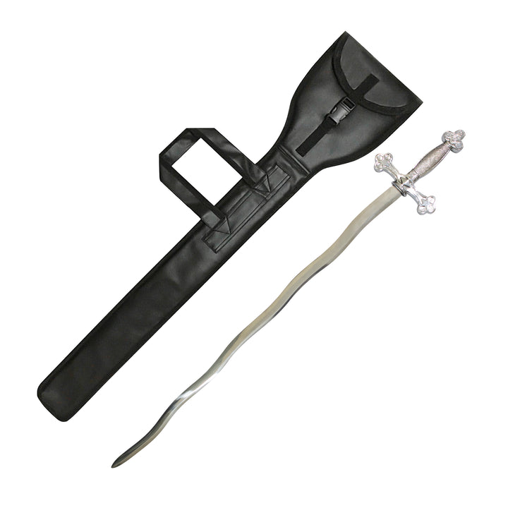 Masonic Master Mason Silver Sword with Leather Case (Set of 2)