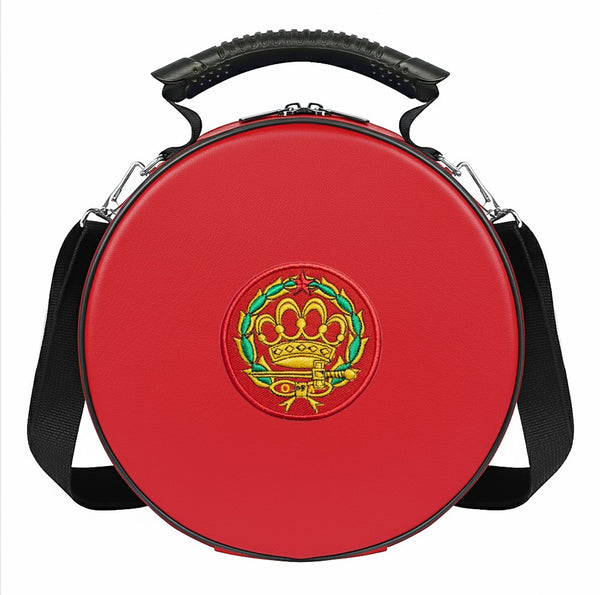 Masonic Order of Amaranth Crown Cap Case (Foldable Design) Machine Embroidery Patch