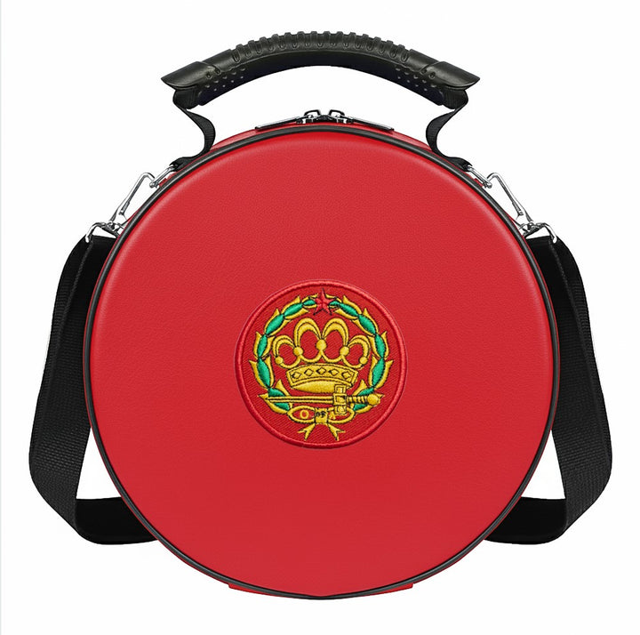 Masonic Order of Amaranth Crown Cap Case (Foldable Design) Machine Embroidery Patch