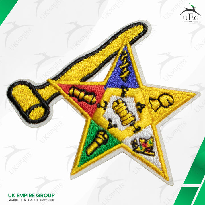 Masonic Order of the Eastern Star Gavel Patch, Patches & Emblems | UK ...