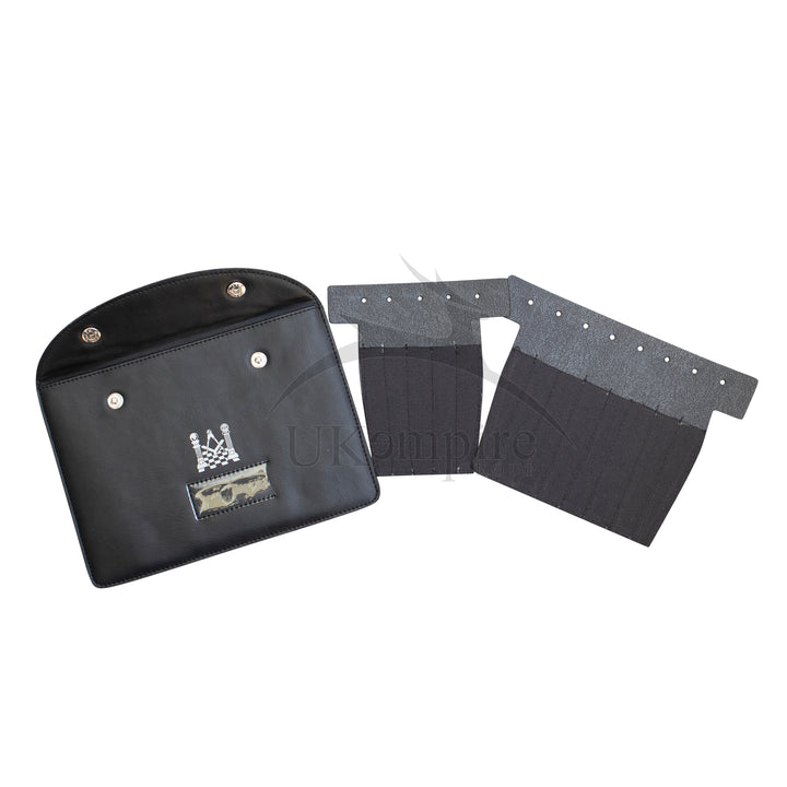 Masonic Master Mason Jewel Holder Case – Double Pads Medium + Large