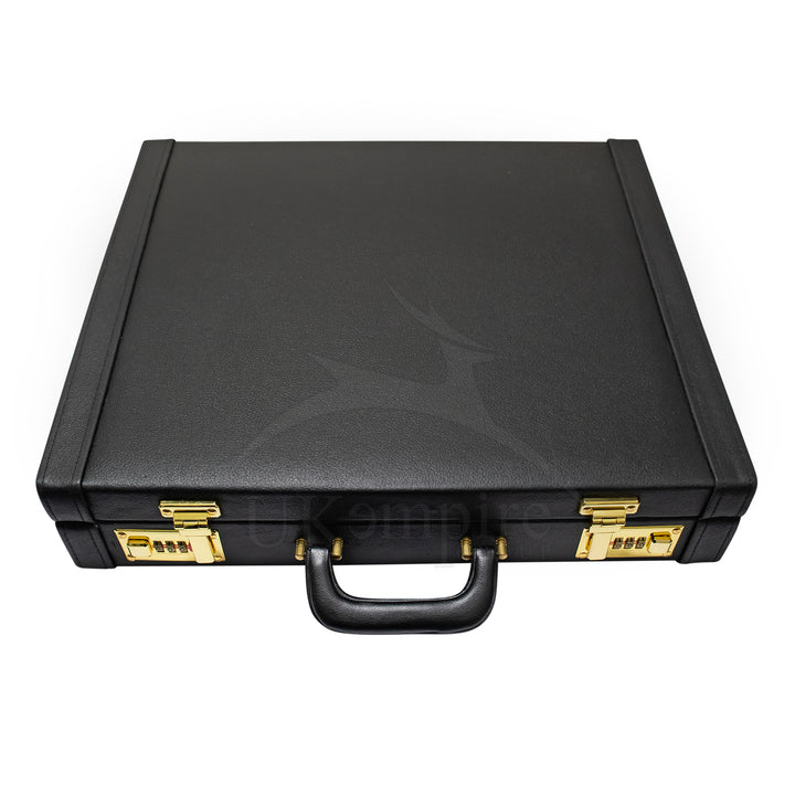 Masonic Apron Briefcase MM/WM Size – Black Leather