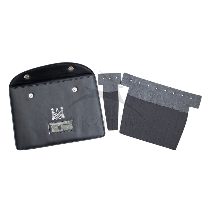 Masonic Master Mason Jewel Holder Case – Double Pads Small + Large