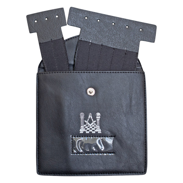 Masonic Master Mason Jewel Holder Case – Double Pads Small + Medium