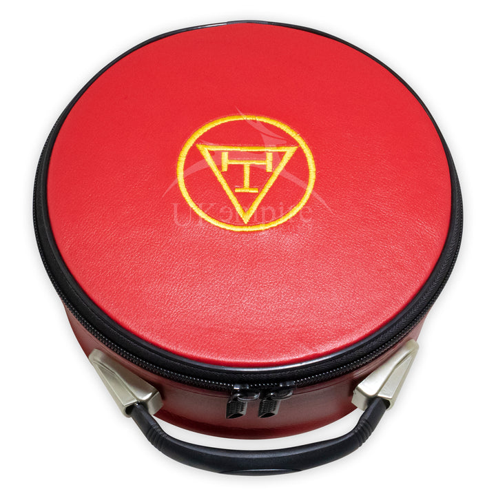 masonic royal arch crown cap case red 1