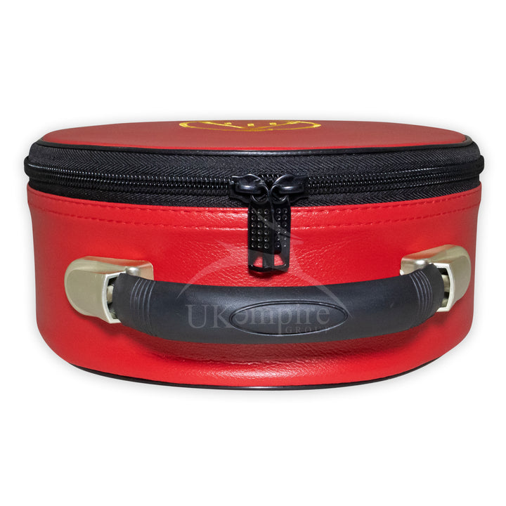 masonic royal arch crown cap case red 3