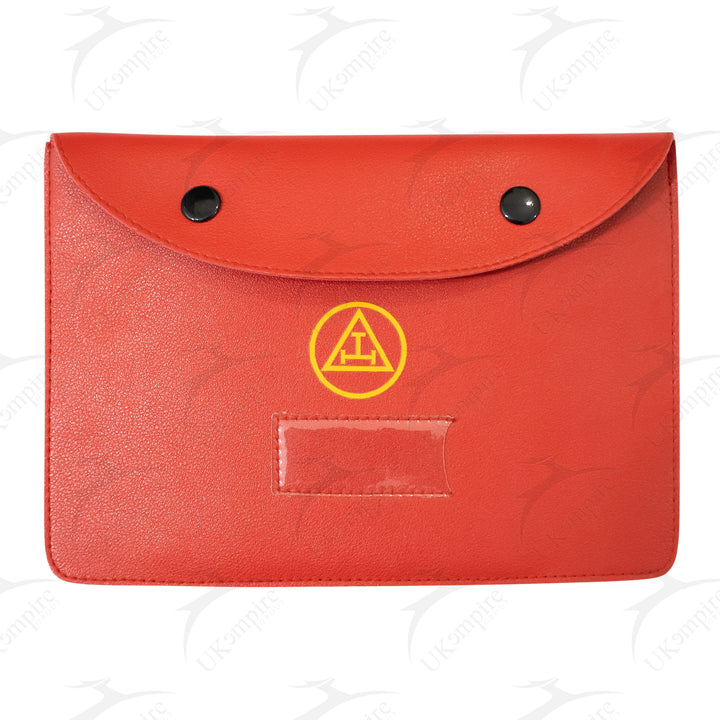 Masonic Royal Arch Gold Jewel Holder Case Faux Leather – Large