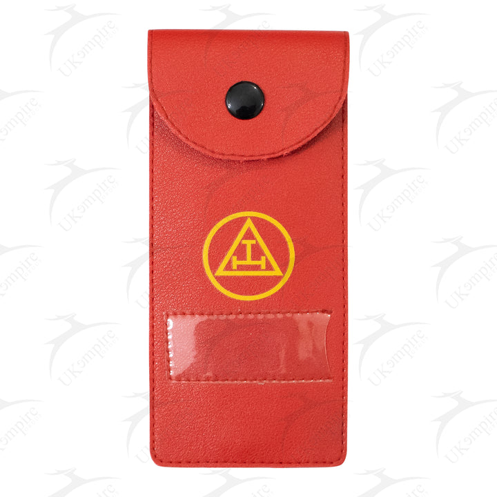 Masonic Royal Arch Gold Jewel Holder Case Faux Leather – Small