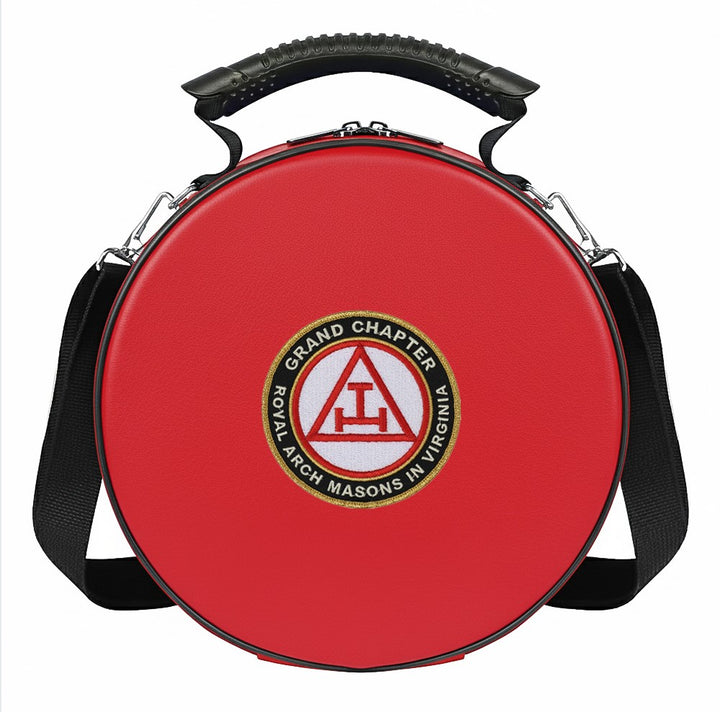 Masonic Royal Arch Grand Crown Cap Case (Foldable Design) Machine Embroidery Patch