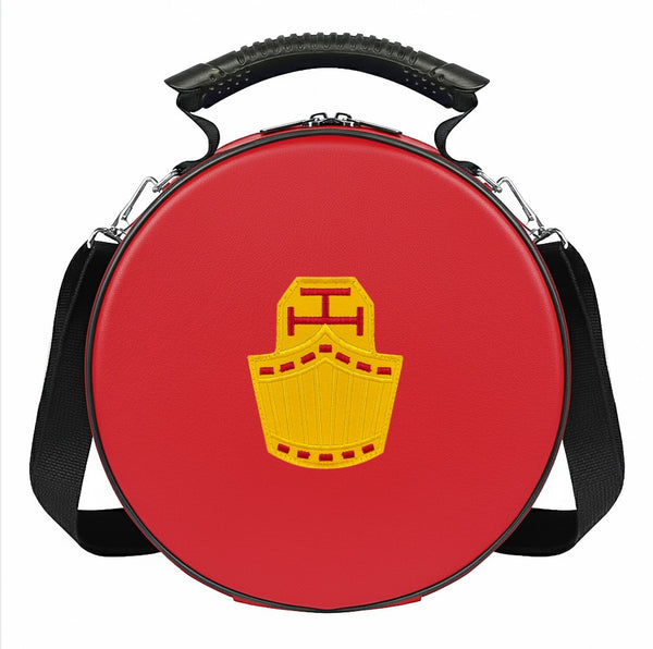 Masonic Royal Arch High Priest Crown Cap Case (Foldable Design) Machine Embroidery Patch