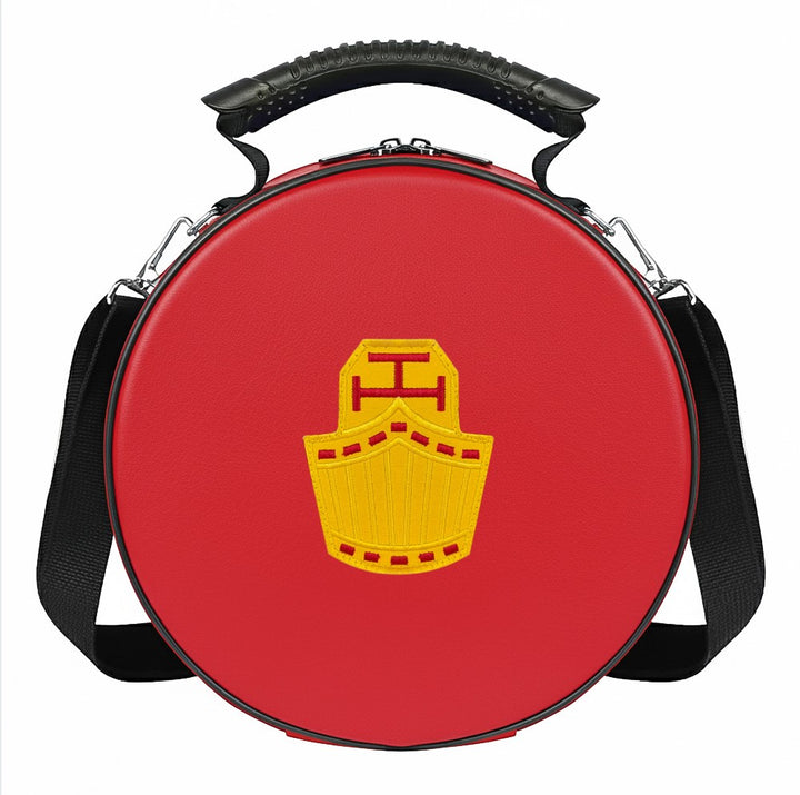 Masonic Royal Arch High Priest Crown Cap Case (Foldable Design) Machine Embroidery Patch