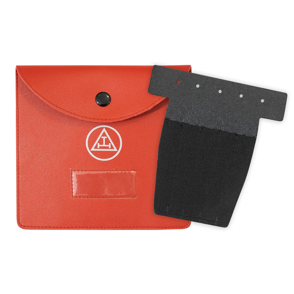 Masonic Royal Arch Silver Jewel Holder Case Faux Leather – Medium