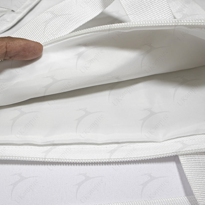 Masonic Royal Arch White Tote Bag Red Printed with Hand & Shoulder Carry