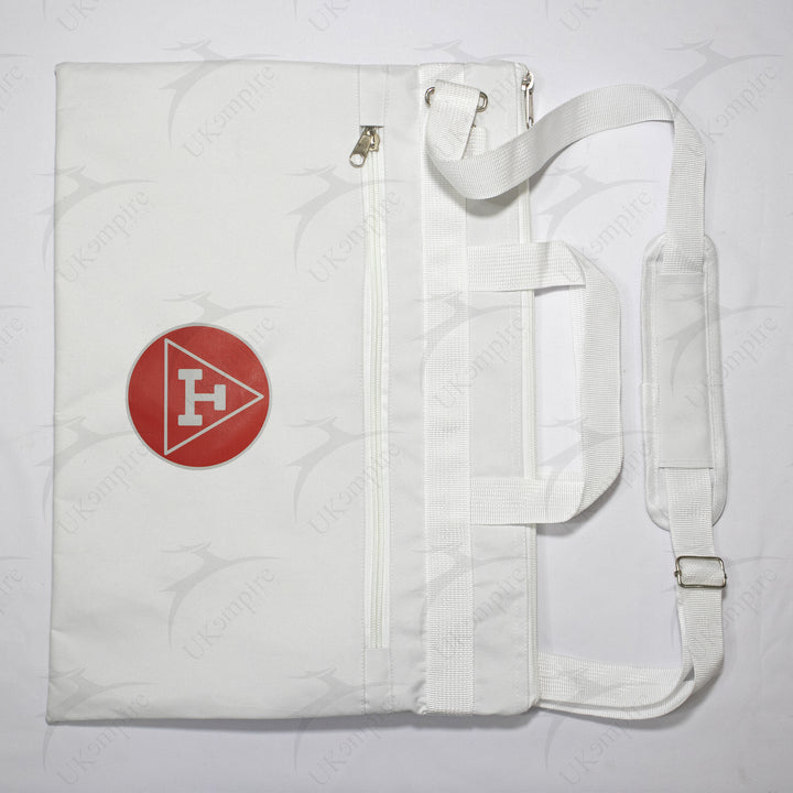 Masonic Royal Arch White Tote Bag Red & White Printed with Hand & Shoulder Carry