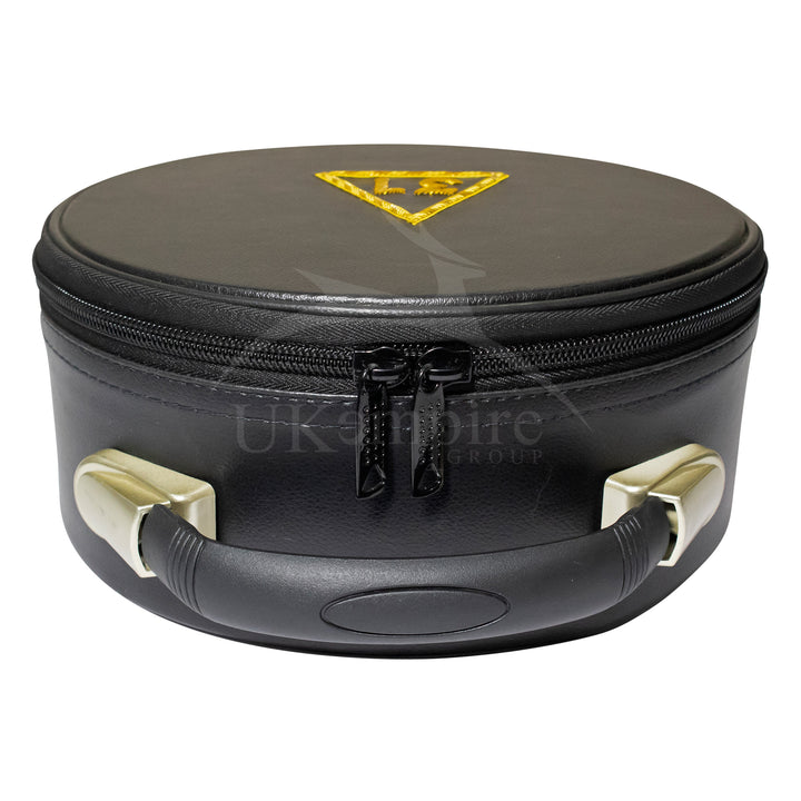 Masonic Scottish Rite 31 Degree Crown Cap Case Black (Hand Embroidered) 5