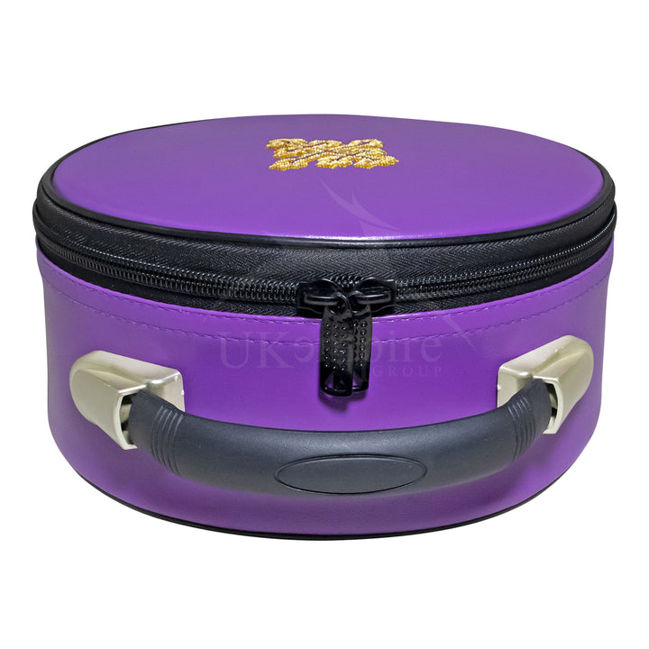 33rd Degree Sovereign Grand Commanders Crown Cap Case Purple (Triple Salem Cross) 3