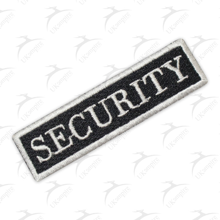 Masonic Security Slogan Letters Patch Machine Embroidery – Iron-On Back