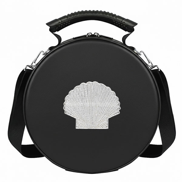 Masonic ST Thomas Of Acon Crown Cap Case (Foldable Design) Sliver Machine Embroidery