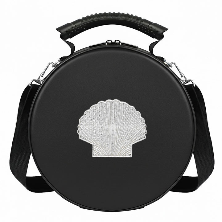 Masonic ST Thomas Of Acon Crown Cap Case (Foldable Design) Sliver Machine Embroidery